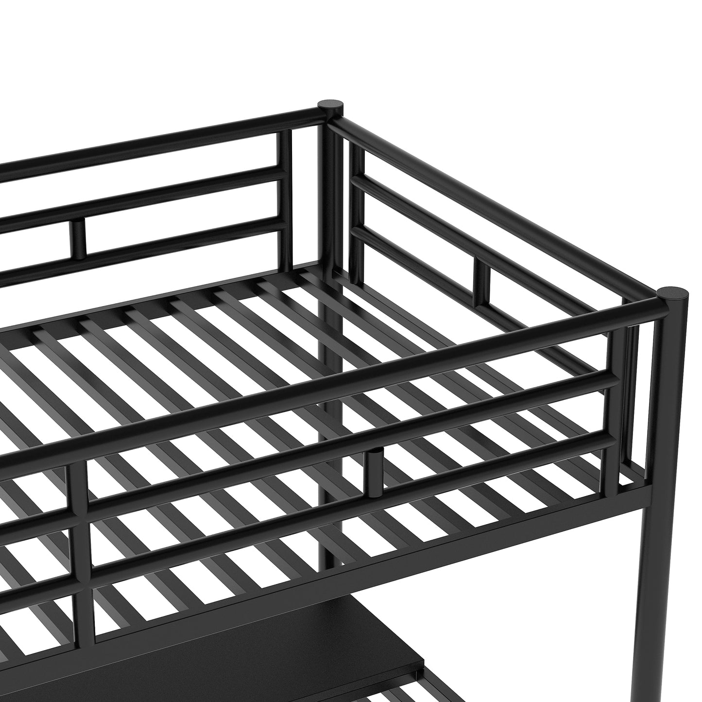 ElevateDesk Twin Metal Loft Bed Frame