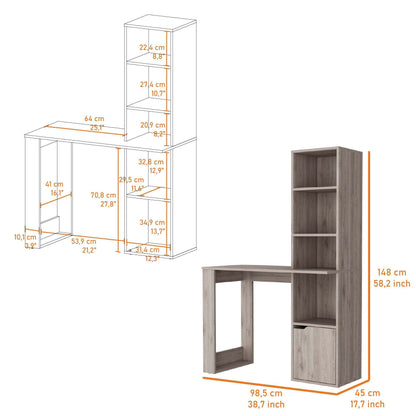 Broadmoor Computer Desk - Gray