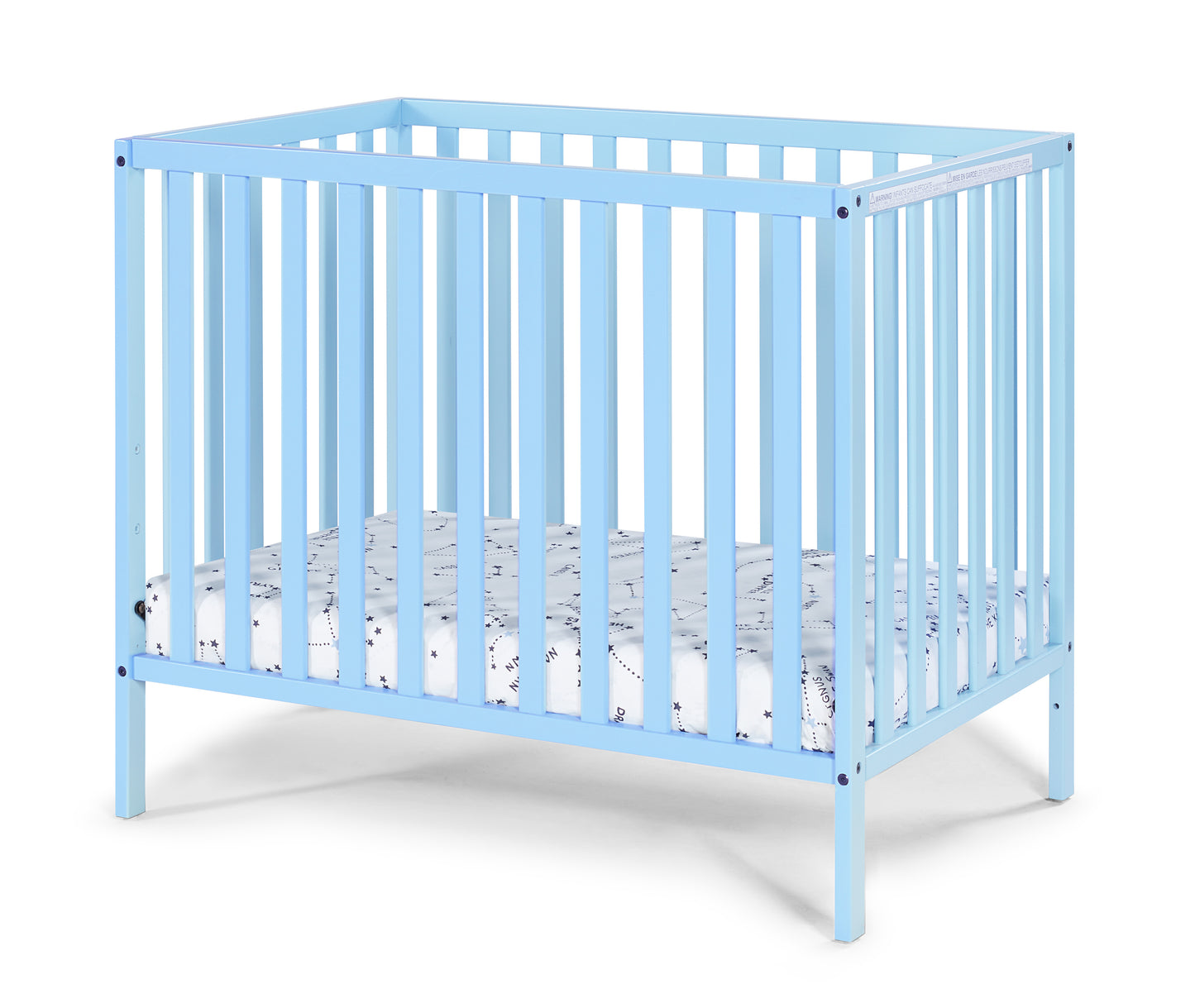 Blue Haven Convertible Mini Crib Set