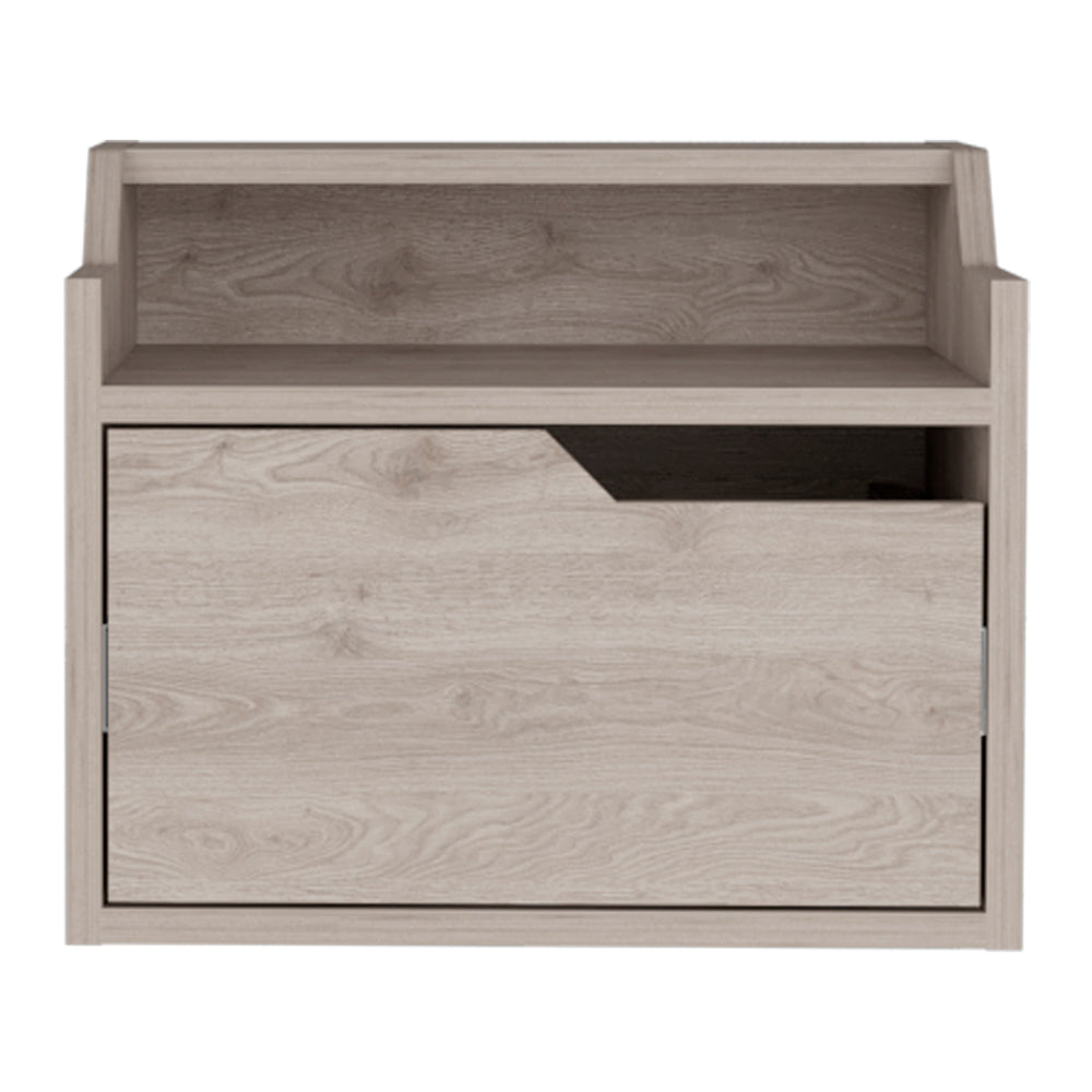 Floating Nightstand Chester - Light Gray