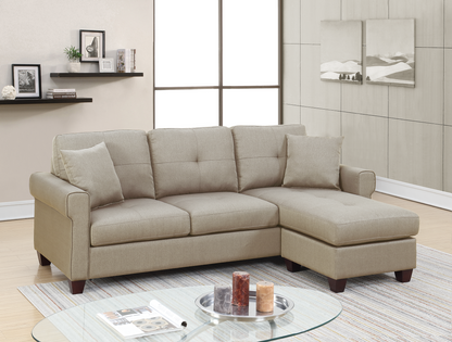 Elysia 2 Pcs Sectional Sofa - Beige