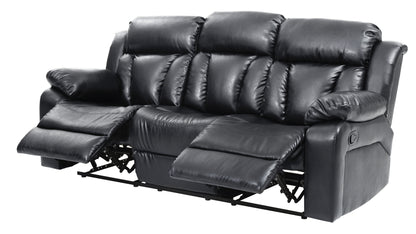 Daria Reclining Sofa - Black