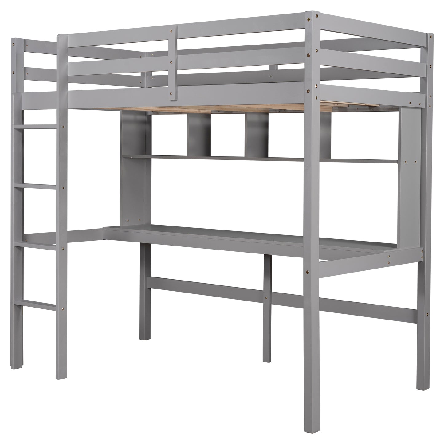 ElevateDreams Twin Loft Bed - White Haven