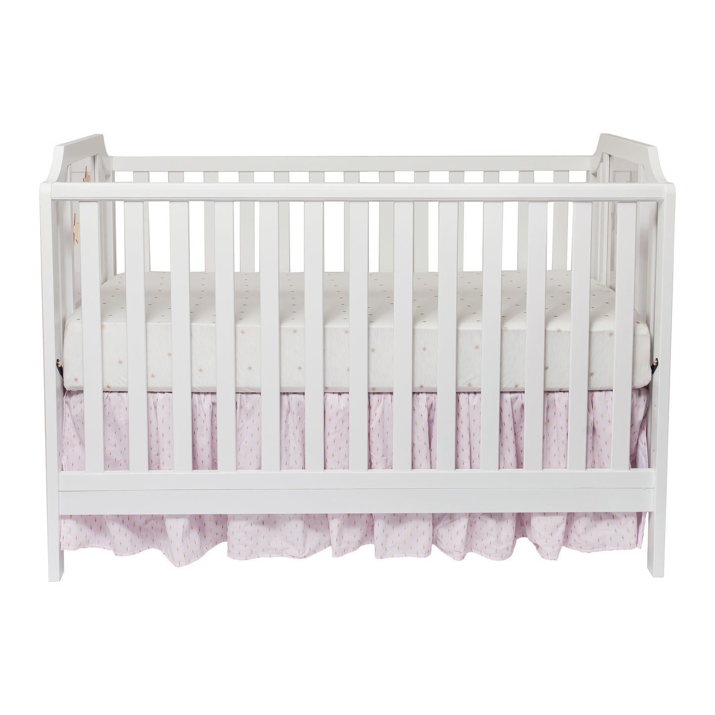 Nautical 3-in-1 Convertible Island Crib - White