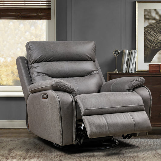 Odyssey Dual Motor Recliner Chair - Gray