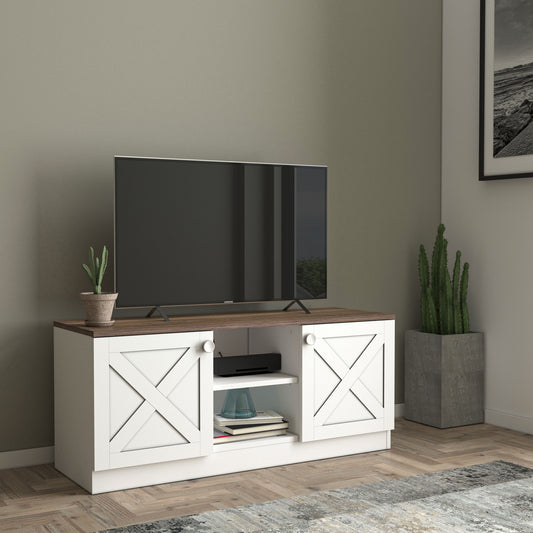 Costal TV Stand - White