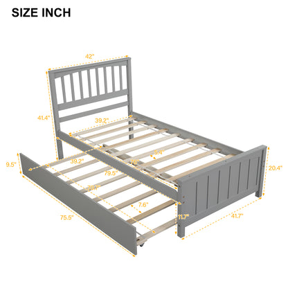 Alpha Twin Trundle Bed