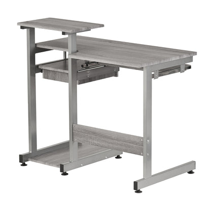 Complete Computer Workstation Desk - Grey