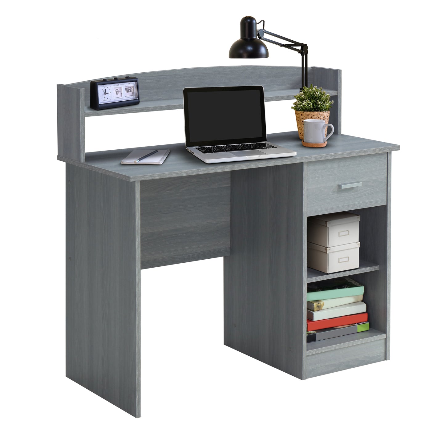 Tech Pro Office Workstation Desk - Grey