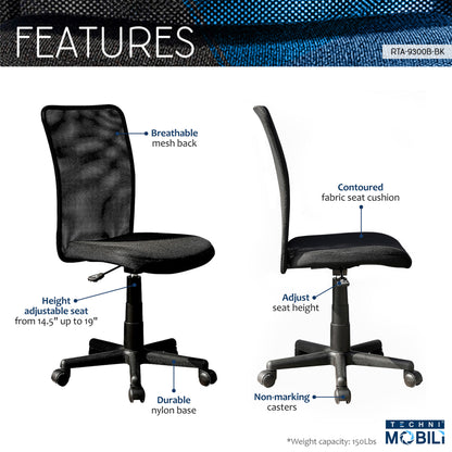 Ergo Flex Mesh Executive Office Chair-Black