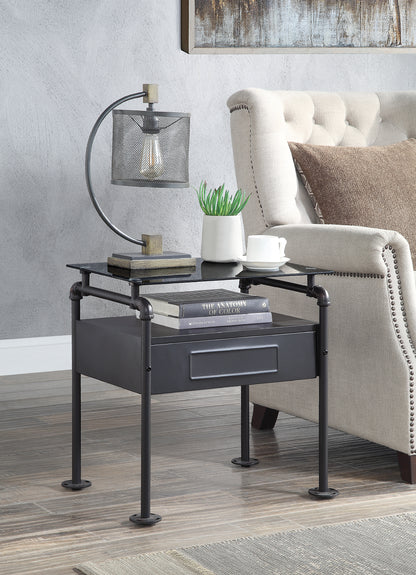 Nicipolis Nightstand - Gray