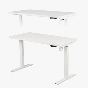 Smart Lift Electronic Standing Desk 48 x 24 Inches - White