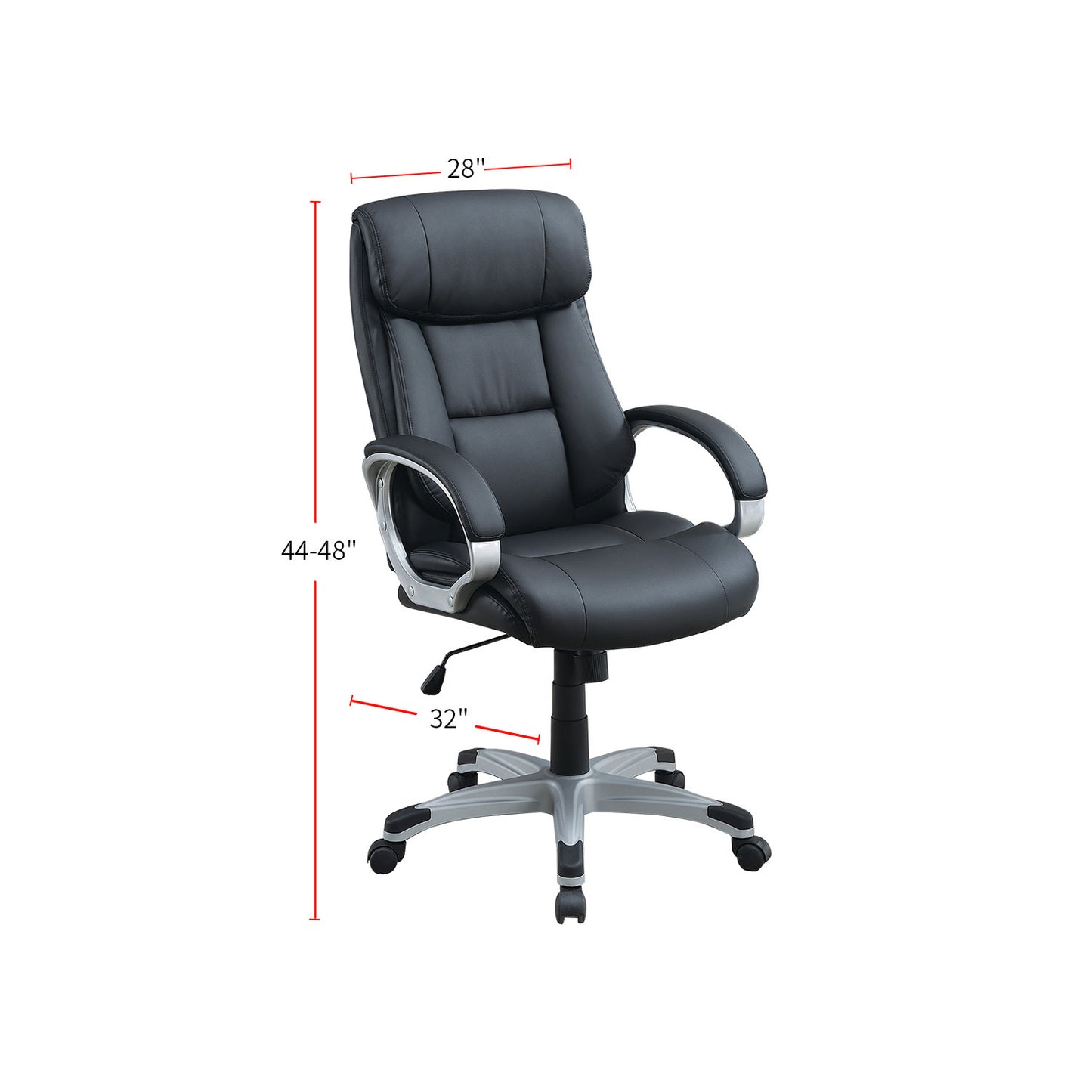 Ergo Flex Armrest Office Chair - Black