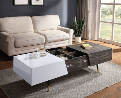 Orion Rustic Coffee Table - White