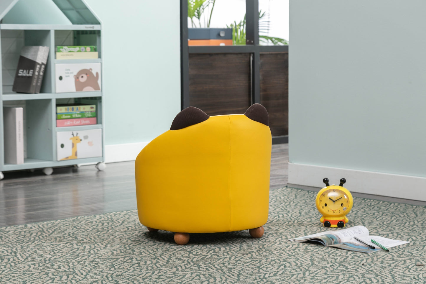 Cat Kids Chair - Yellow