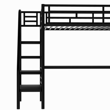 ElevateDesk Twin Metal Loft Bed Frame