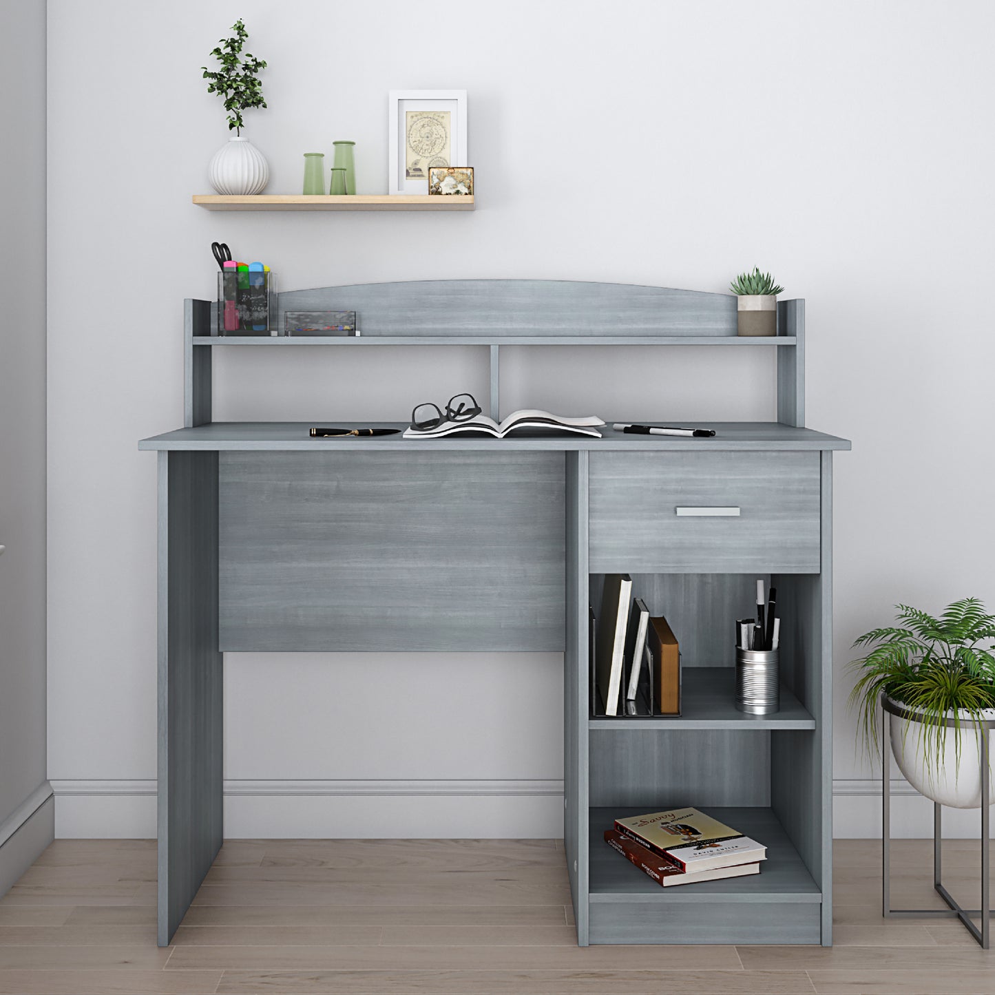 Tech Pro Office Workstation Desk - Grey