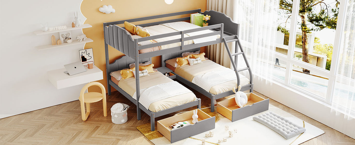 Velvet Dreams Triple Bunk Bed