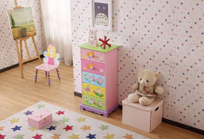 Fairyland Kids 5 Drawer Dresser