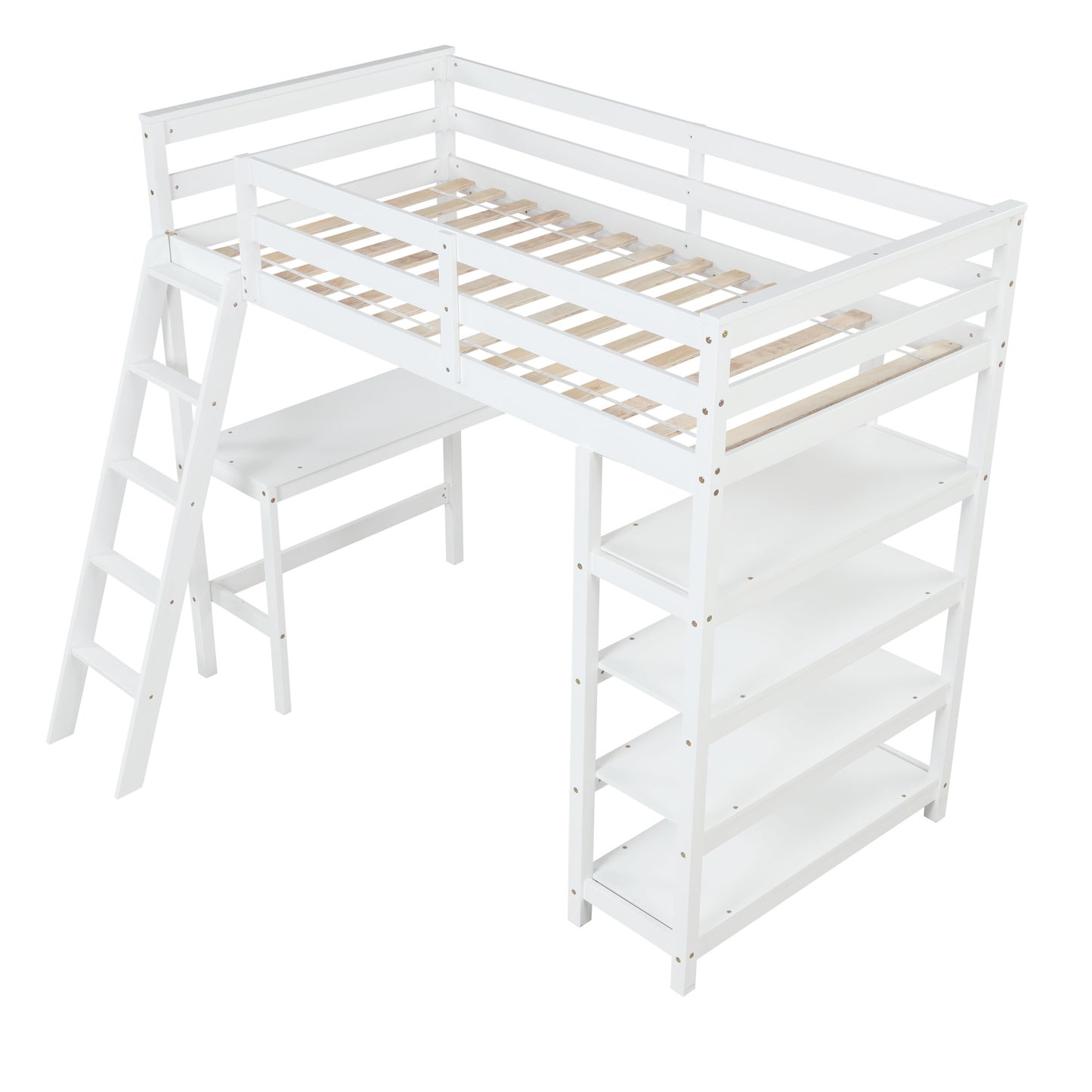 The Cubist Loft Bed - Twin