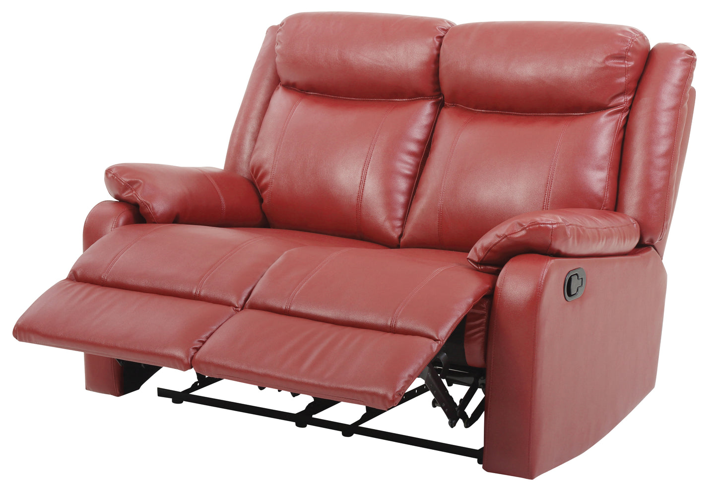 Loren Double Reclining Loveseat - Red