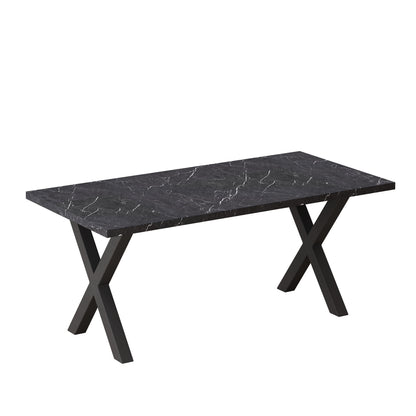 Elegant Marble Square Dining Table