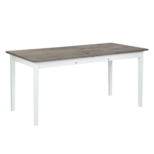 Elegant Extendable Grey Dining Table