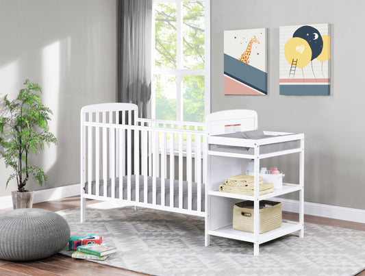 Dreams 3-in-1 Convertible Crib and Changer Combo