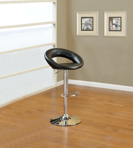 Donut Adjustable Stool - Black Set of 2