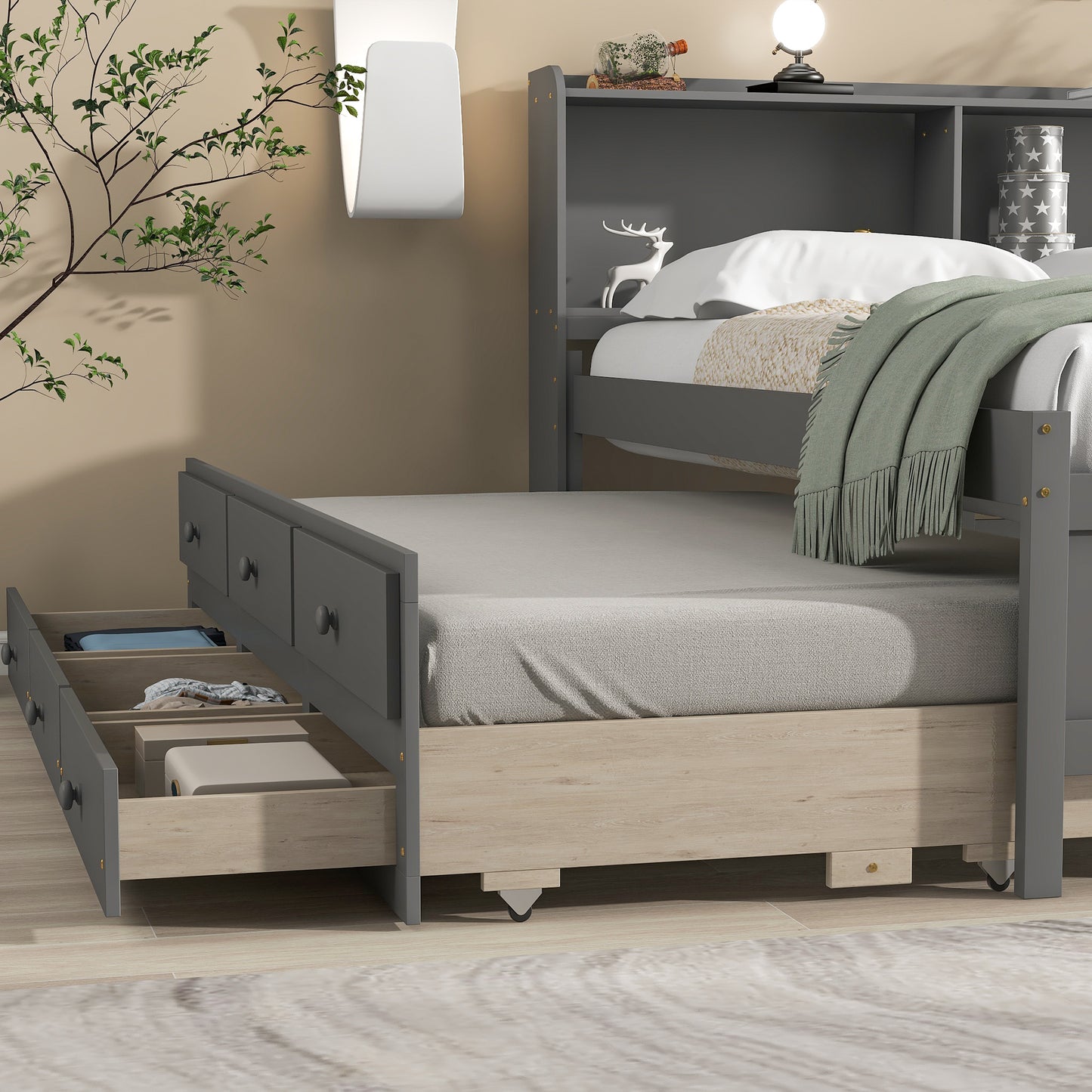 Gray Haven Bed