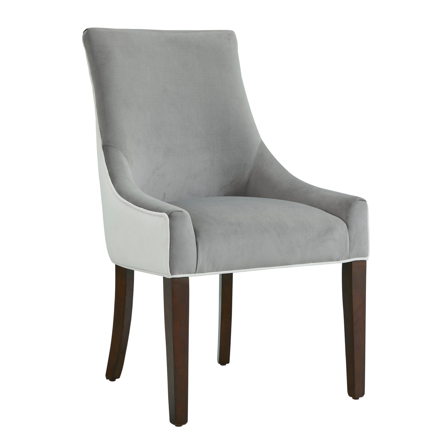 Elegant Smoke Upholstered Dining Chair