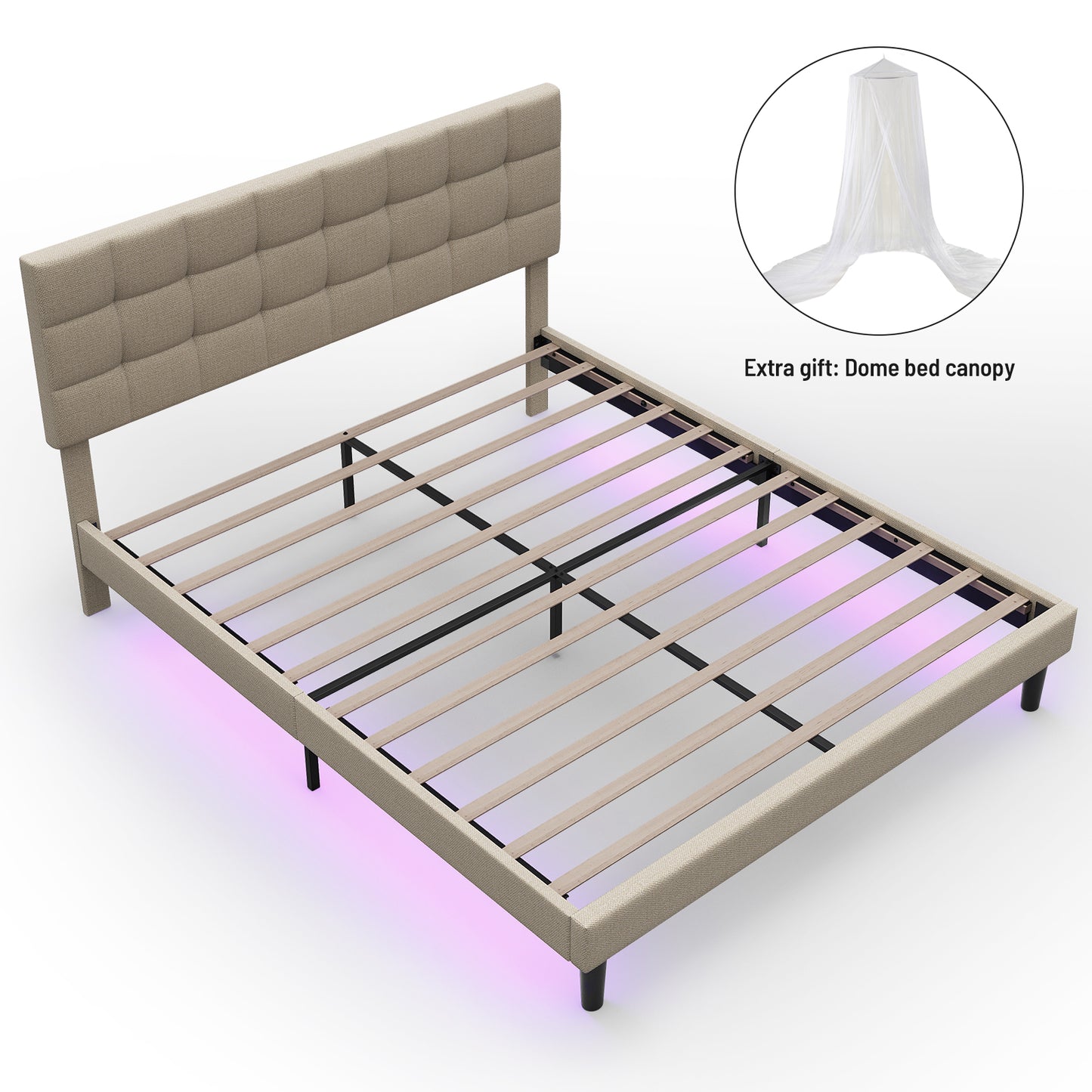 LuxeLinen Illumina Bed