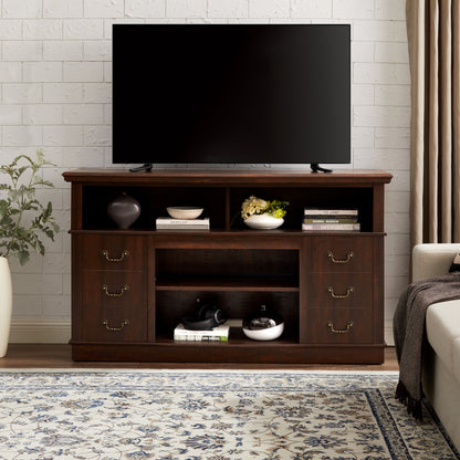 Bambi Traditional TV Media Stand - Espresso