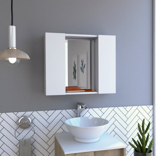 Mid Medicine Cabinet  - White