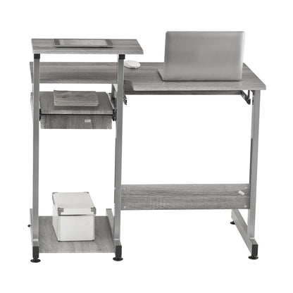 Complete Computer Workstation Desk - Grey