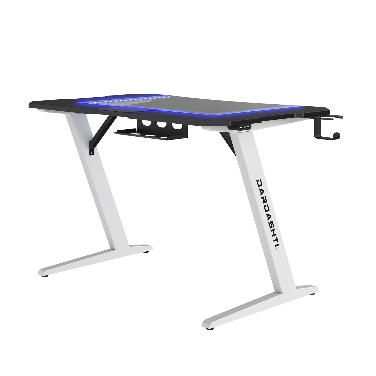 Dardashti Gaming Desk  Arctic White