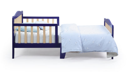 Twain Toddler Bed - Blue/Natural