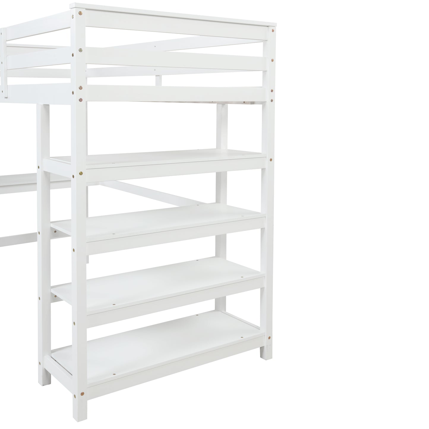 The Cubist Loft Bed - Twin