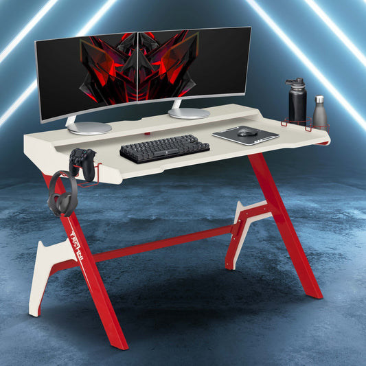 Red Wave Gaming Desk