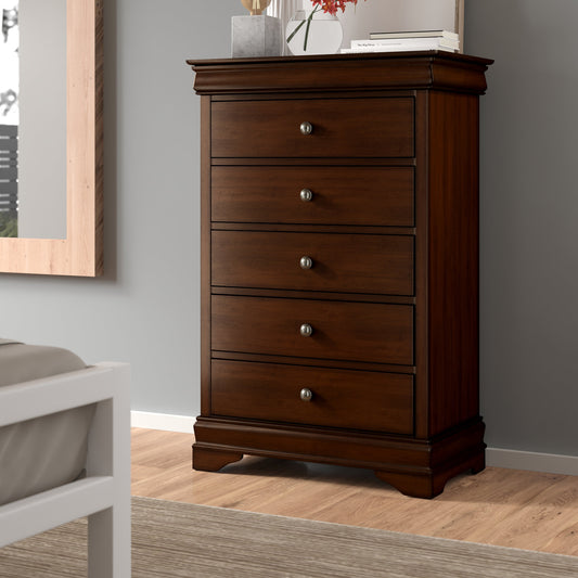 Louis Philippe Style - 5 Drawer Chest