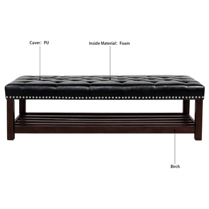 Woodland Retreat Bench - Black