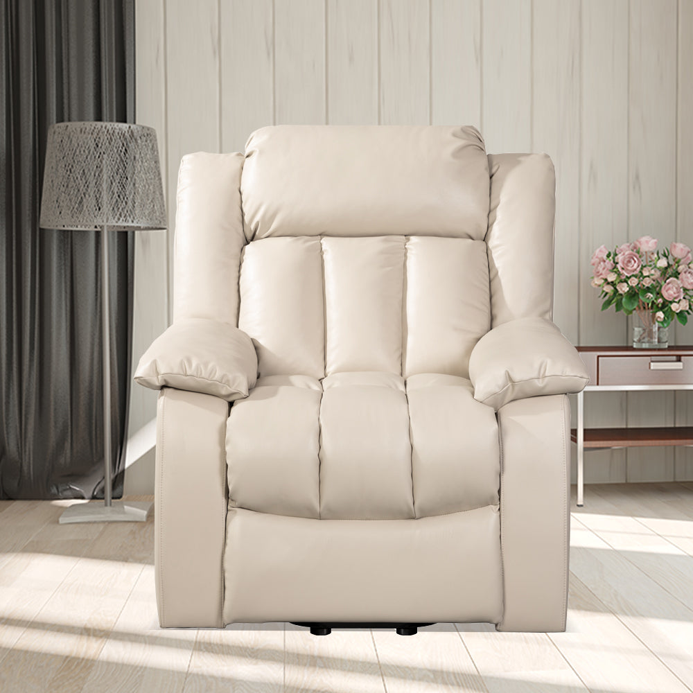 Trio Power Recliners Sofa - Beige