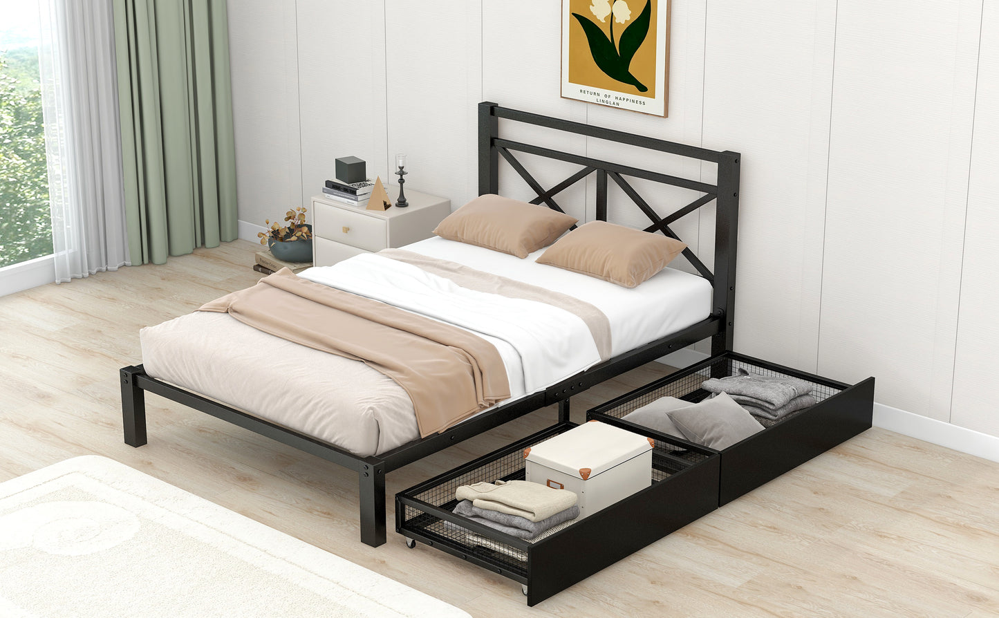 Elegant Sleep Haven Twin Bed