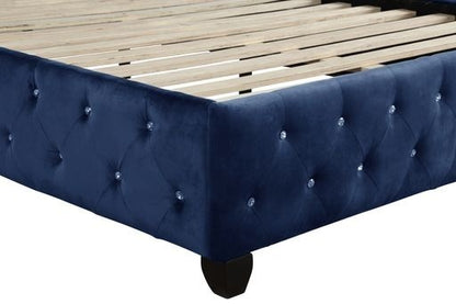 Sophia Queen Bed - Blue