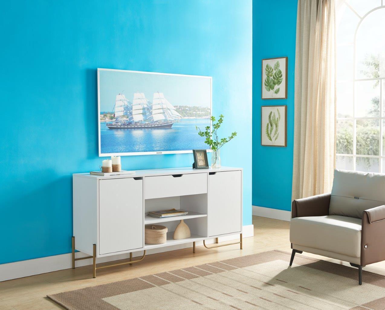 Sasha TV Stand - White