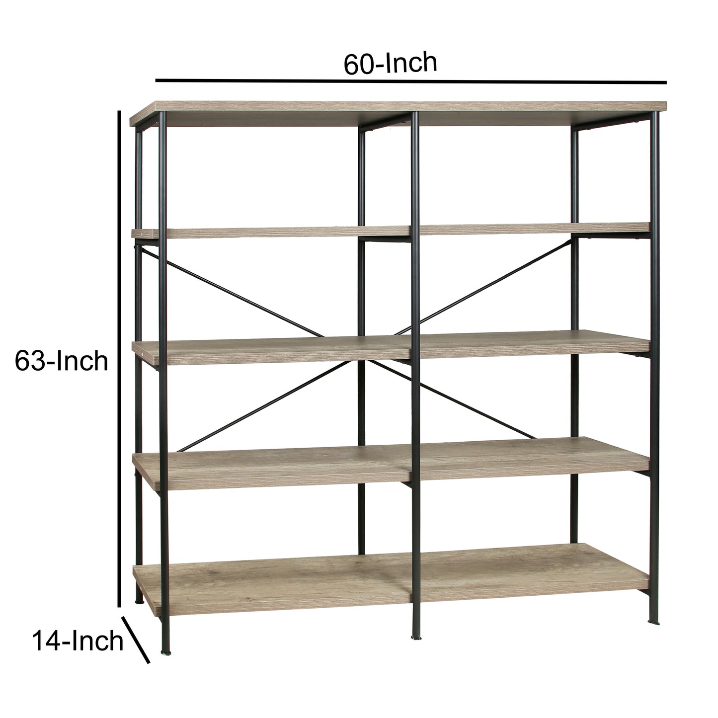 Urban Steel Bookcase