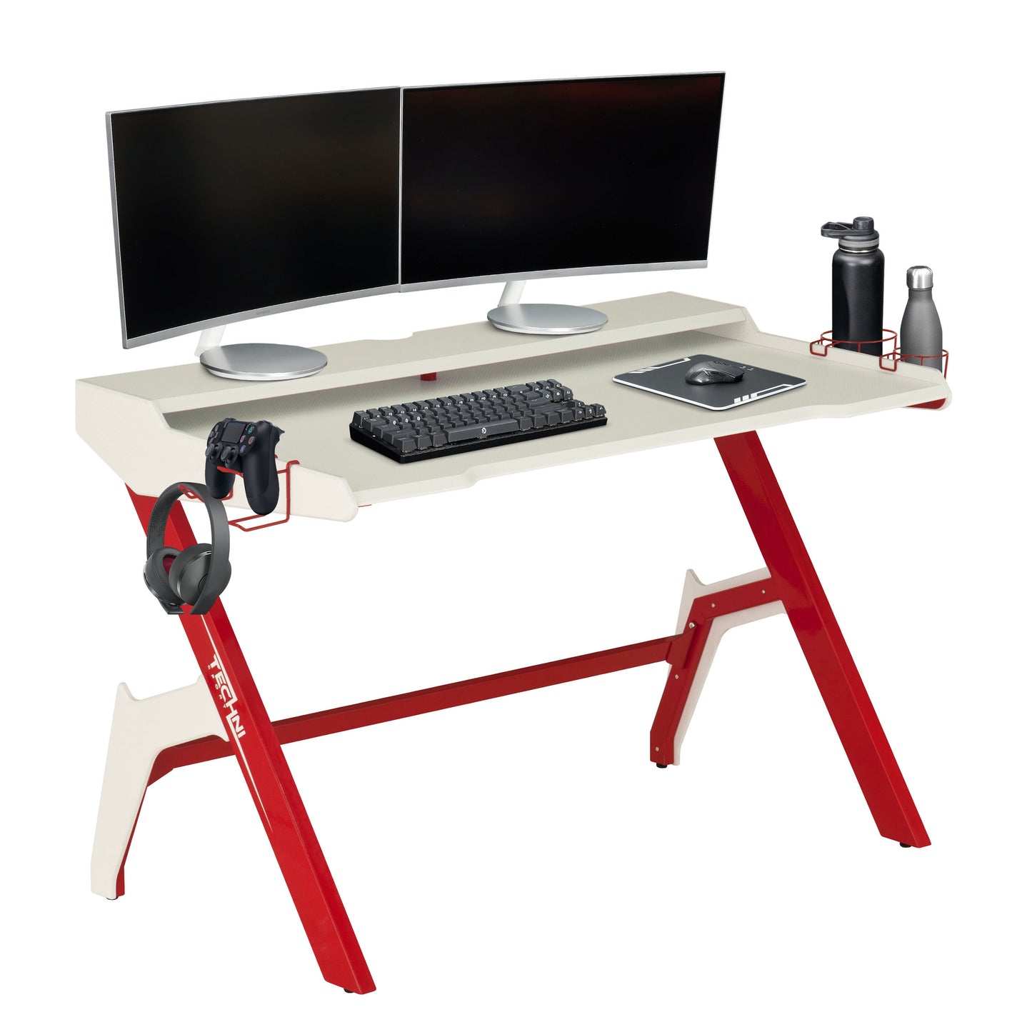 Red Wave Gaming Desk