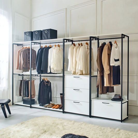 EleganceWood Walk-In Closet Organizer