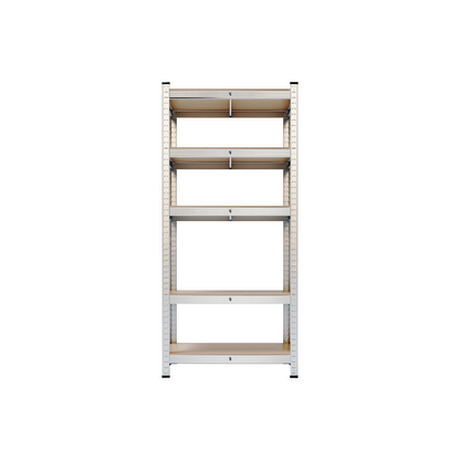 Silver Max Storage 5-Tier Utility Shelves - S