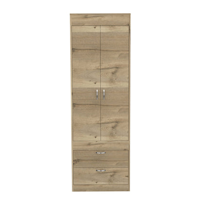 Grove 2-Drawer Armoire - Light Oak